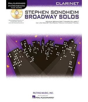 Stephen Sondheim Broadway Solos: Clarinet