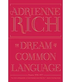 The Dream of a Common Language: Poems, 1974-1977