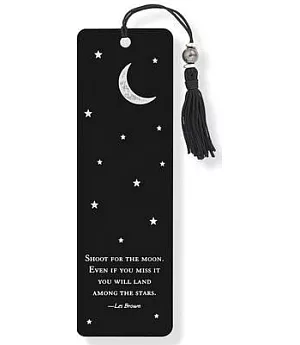 Shoot for the Moon Beaded Bookmark