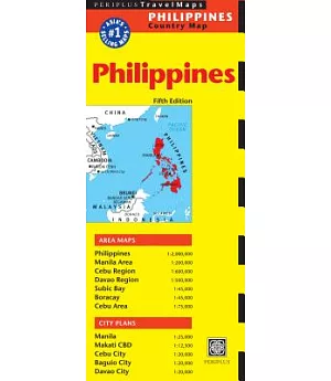 Periplus Travel Map Philippines Country Map