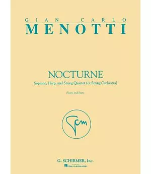 Nocturne: Soprano, Harp, and String Quartet or String Orchestra