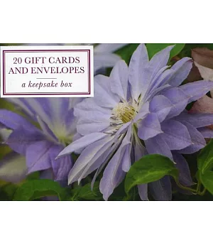 Clematis: 20 Gift Cards and Envelopes