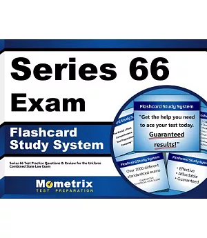 Series 66 Exam Flashcard Study System: Series 66 Test Practice Questions & Review for the Uniform Combined State Law Exam