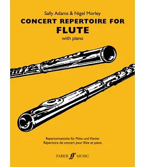 Concert Repertoire for Flute: With Piano