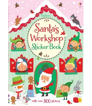 Santa’s workshop sticker book