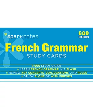 Sparknotes French Grammar Study Cards