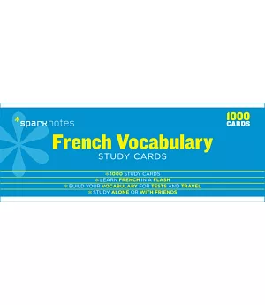 French Vocabulary Study Cards