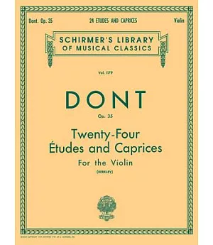 24 Etudes And Caprices, Op. 35
