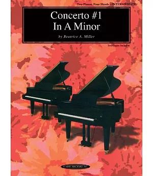 Concerto # 1 in A Minor: Two Pianos, Four Hands - Intermediate
