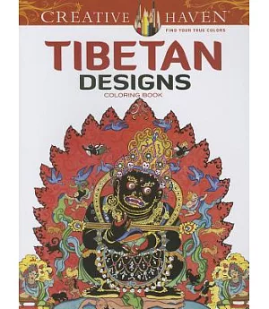 Tibetan Designs Adult Coloring Book