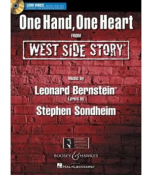 One Hand, One Heart from West Side Story: Low Voice