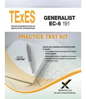 TExES Generalist EC-6 191 Practice Test Kit