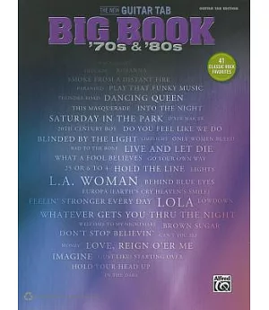 The New Guitar Tab Big Book ’70s & ’80s: Guitar Tab Edition