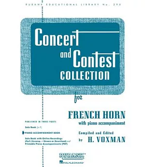 Concert and Contest Collection: French Horn - Piano Accompaniment