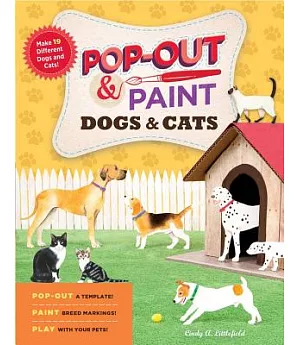 Pop-Out & Paint Dogs & Cats
