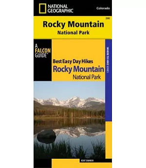 Best Easy Day Hiking Guide and National Geographic Trails Illustrated Topographic Map Rocky Mountain National Park