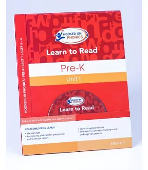 Hooked on Phonics Learn to Read: Pre-K Level 1