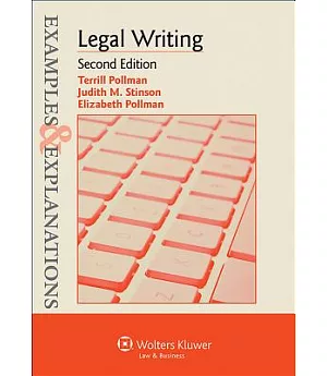 Examples and Explanations: Legal Writing