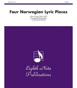 Four Norwegian Lyric Pieces: Score & Parts