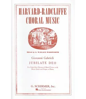 Jubilate Deo: For Eight-part Chorus of Mixed Voices With Brass Choir and Organ or Piano