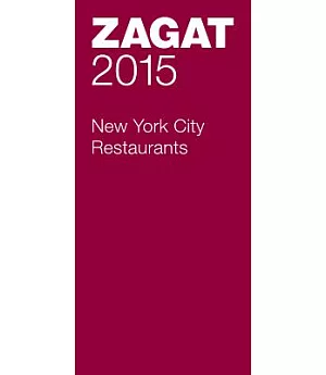 Zagat New York City Restaurants 2015