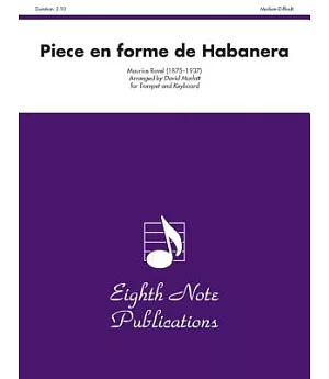 Piece En Forme De Habanera for Trumpet: Part(s)