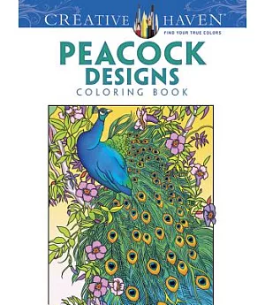 Peacock Designs Coloring Book