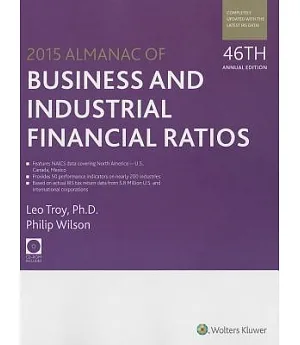 Almanac of Business and Industrial Financial Ratios 2015