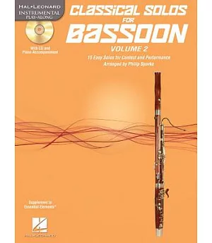 Classical Solos for Bassoon: 15 Easy Solos for Contest and Performance