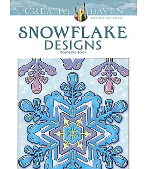 Snowflake Designs Adult Coloring Book