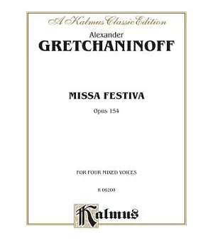 Missa Festiva Op. 154