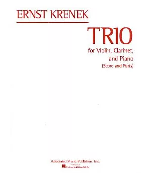 Trio: For Violin, Clarinet And Piano