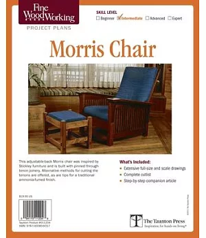 Fine Woodworkings Morris Chair Plan: Intermediate