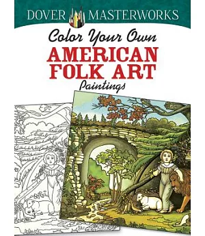 Color Your Own American Folk Art Paintings