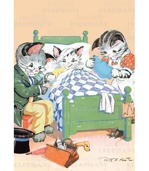Cat Doctor & Patient: Greeting Card 6 Cards Individually Bagged With Envelopes and Header
