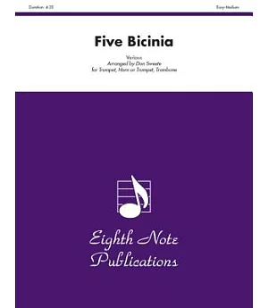 Five Bicinia: Score & Parts
