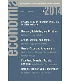 Economia Fall 2014: Journal of the Latin American and Caribbean Economic Association