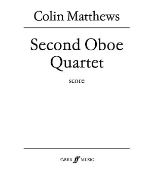 Second Oboe Quartet: 1988-89 Score