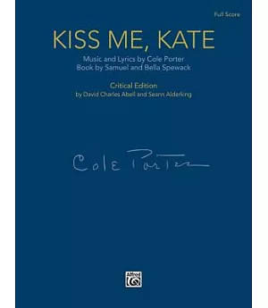Kiss Me, Kate: A Musical Play, Full Score