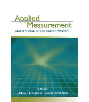 Applied Measurement: Industrial Psychology in Human Resources Management