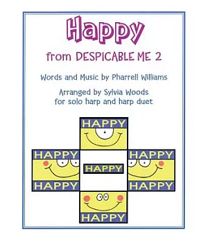 Happy: From Despicable Me 2 : For Solo Harp and Harp Duet