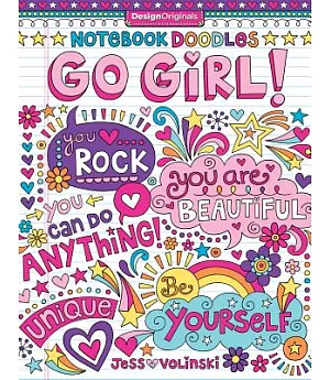 Notebook Doodles Go Girl!