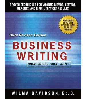 Business Writing: What Works, What Won’t