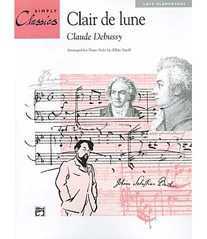 Clair De Lune: Late Elementary Piano Solo: Sheet