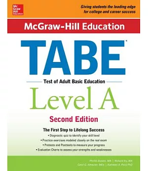 McGraw-Hill Education Tabe, Level A: Test of Adult Basic Education