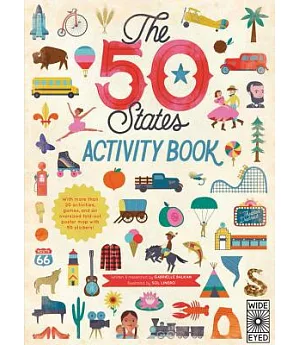 The 50 States Activity Book: With More Than 20 Activities, a Fold-out Map Poster, and 50 Stickers!