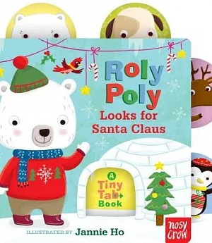 Roly Poly Looks for Santa Claus: A Tiny Tab Book