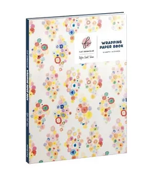 Flat Vernacular Wrapping Paper Book: 15 Sheets + 24 Gift Tags