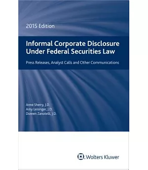 Informal Corporate Disclosure: 2015 Edition