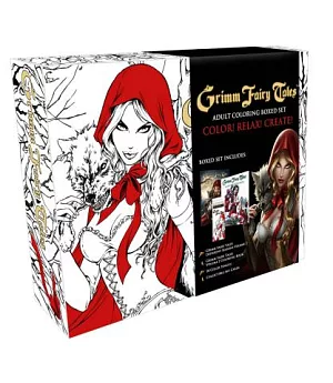 Grimm Fairy Tales Coloring Book Box Set